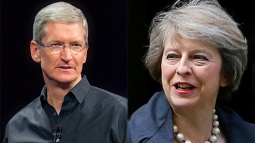 Apple CEO'su Tim Cook, Brexit Hakkında Konuşmak İçin Theresa May ile Görüştü!