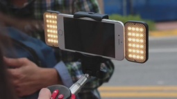 Tam Donanımlı Fanlı LED'li Selfie Çubuğu!